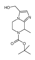 tert-butyl 3-(hydroxymethyl)-8-methyl-5,6-dihydroimidazo[1,2-a]pyrazine-7(8H)-carboxylate structure