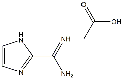 1H-Imidazole-2-carboximidamide acetate Structure