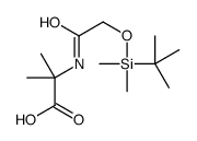 2-[[2-[tert-butyl(dimethyl)silyl]oxyacetyl]amino]-2-methylpropanoic acid Structure