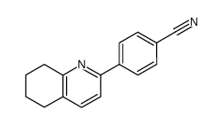 4-[2-(5,6,7,8-tetrahydroquinolyl)]benzenecarbonitrile Structure