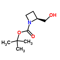 (S)-1-BOC-2-氮杂环丁烷甲醇结构式