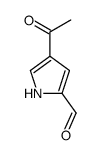 1H-Pyrrole-2-carboxaldehyde, 4-acetyl- (9CI) Structure