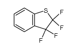 2,2,3,3-tetrafluoro-2,3-dihydrobenzo[b]thiophene结构式