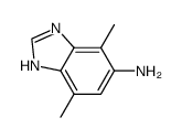 1H-Benzimidazol-5-amine,4,7-dimethyl-(9CI)结构式