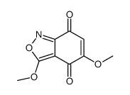 3,5-dimethoxy-2,1-benzoxazole-4,7-dione Structure