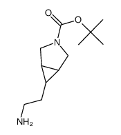 tert-butyl 6-(2-aminoethyl)-3-azabicyclo[3.1.0]hexane-3-carboxylate Structure