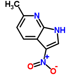 6-Methyl-3-nitro-1H-pyrrolo[2,3-b]pyridine Structure