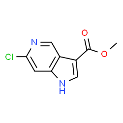 Methyl 6-chloro-1H-pyrrolo[3,2-c]pyridine-3-carboxylate Structure