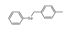 1-methyl-4-[(phenylseleno)methyl]benzene结构式