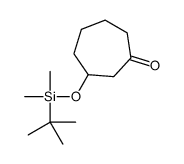 3-[tert-butyl(dimethyl)silyl]oxycycloheptan-1-one结构式