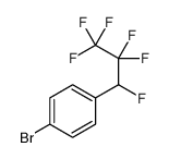 1-bromo-4-(1,2,2,3,3,3-hexafluoropropyl)benzene结构式