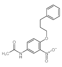 N-[3-nitro-4-(3-phenylpropoxy)phenyl]acetamide picture