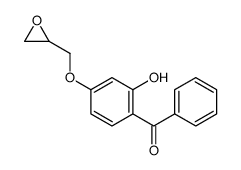 [2-hydroxy-4-(oxiran-2-ylmethoxy)phenyl]-phenylmethanone structure