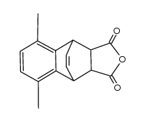 5,8-dimethyl-1,2,3,4-tetrahydro-1,4-etheno-naphthalene-2,3-dicarboxylic acid anhydride Structure