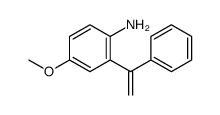 4-methoxy-2-(1-phenylethenyl)aniline Structure