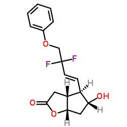 (3AR,4R,5R,6AS)-4-((E)-3,3-DIFLUORO-4-PHENOXYBUT-1-EN-1-YL)-5-HYDROXYHEXAHYDRO-2H-CYCLOPENTA[B]FURAN-2-ONE picture