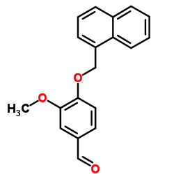 3-Methoxy-4-(1-naphthylmethoxy)benzaldehyde图片