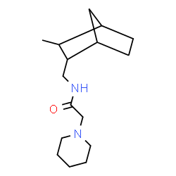 N-Methyl-N-(3-methyl-2-norbornylmethyl)-1-piperidinecarboxamide结构式