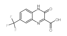 3-OXO-7-(TRIFLUOROMETHYL)-3,4-DIHYDROQUINOXALINE-2-CARBOXYLIC ACID structure