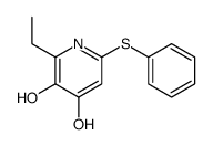 2-ethyl-3-hydroxy-6-phenylsulfanyl-1H-pyridin-4-one Structure