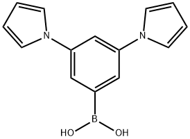 3,5-Bis(1H-pyrrol-1-yl)phenylboronic acid结构式