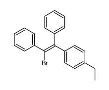 (Z)-1-Bromo-1,2-diphenyl-2-(p-ethylphenyl)ethene Structure