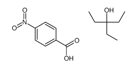 3-ethylpentan-3-ol,4-nitrobenzoic acid结构式