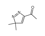 dimethyl-3,3 acetyl-5 pyrazolenine结构式