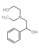 Benzenemethanol,a-[[ethyl(2-hydroxyethyl)amino]methyl]-结构式