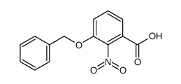 3-benzyloxy-2-nitrobenzoic acid结构式