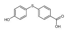 4-(4-hydroxyphenyl)sulfanylbenzoic acid Structure