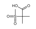 2-methyl-2-methylsulfonylpropanoic acid structure