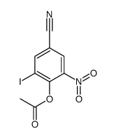 (4-cyano-2-iodo-6-nitrophenyl) acetate Structure