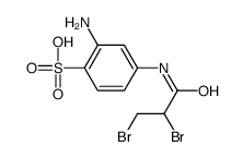 2-amino-4-(2,3-dibromopropanoylamino)benzenesulfonic acid Structure