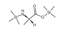 N-Trimethylsilyl-L-alanine trimethylsilyl ester结构式