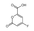 2H-Pyran-6-carboxylicacid,4-fluoro-2-oxo-(9CI) Structure