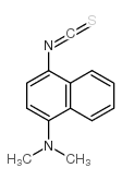 4-dimethylamino-1-naphthyl isothiocyanate structure