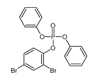 2,4-dibromophenyl diphenyl phosphate structure