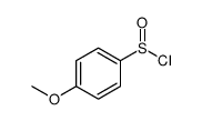 4-methoxybenzenesulfinyl chloride Structure
