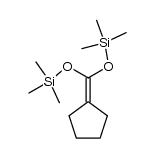 4-cyclopentylidene-2,2,6,6-tetramethyl-3,5-dioxa-2,6-disilaheptane结构式