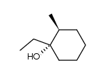 1-ethyl-2-methylcyclohexan-1-ol Structure