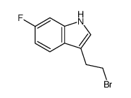 1H-INDOLE,3-(2-BROMOETHYL)-6-FLUORO structure
