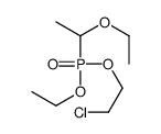 1-[2-chloroethoxy(ethoxy)phosphoryl]-1-ethoxyethane结构式