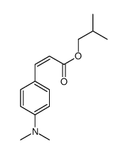 isobutyl p-(dimethylamino)cinnamate Structure