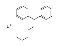 lithium,1-phenylhexylbenzene Structure