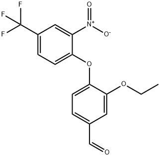 3-ethoxy-4-[2-nitro-4-(trifluoromethyl)phenoxy]benzaldehyde图片