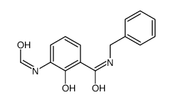 N-benzyl-3-formamido-2-hydroxybenzamide结构式