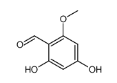 2,4-Dihydroxy-6-methoxy-benzaldehyd结构式