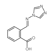 Benzoicacid, 2-[(4H-1,2,4-triazol-4-ylimino)methyl]-结构式