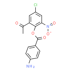 ETHANONE, 1-[2-[(4-AMINOBENZOYL)OXY]-5-CHLORO-3-NITROPHENYL]- picture